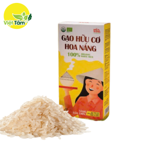 Gạo Vàng Lúa Chín - Hữu Cơ - Hoa Nắng - HỘP (Hộp 2 kg)
