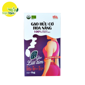 Gạo Lứt - Hữu Cơ - Hoa Nắng- HỘP (Hộp 1 Kg)